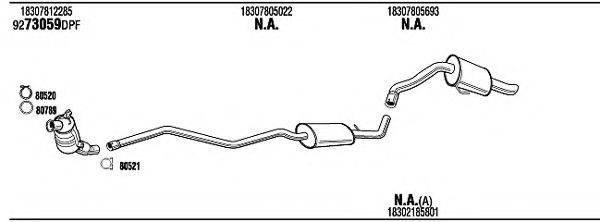 WALKER BWH29943BB Система випуску ОГ