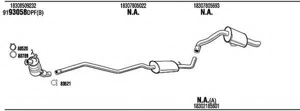 WALKER BWH32175BA Система випуску ОГ