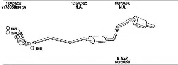 WALKER BWH32175BB Система випуску ОГ