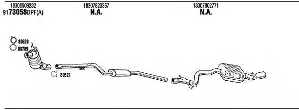 WALKER BWH34989BB Система випуску ОГ