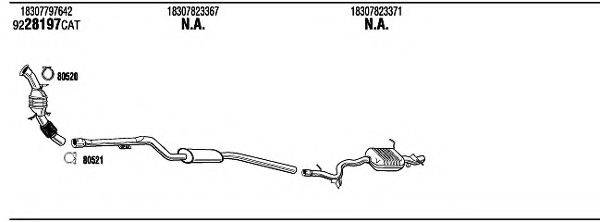 WALKER BWK32113A Система випуску ОГ