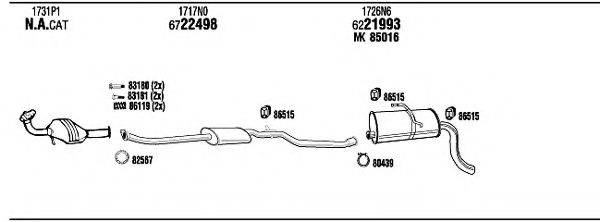 WALKER CIH05594A Система випуску ОГ