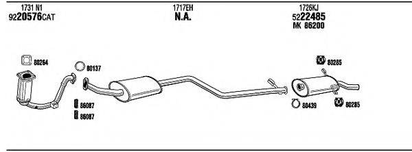 WALKER CIH19008A Система випуску ОГ