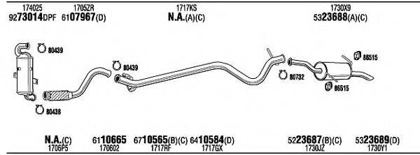 WALKER CIH24515BC Система випуску ОГ