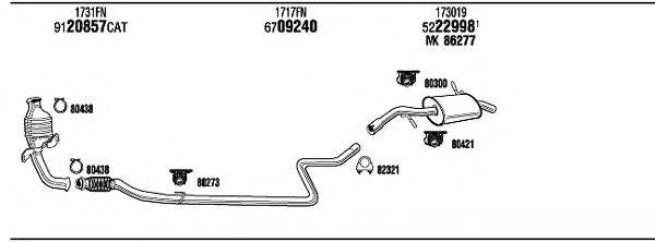 WALKER CIP16331C Система випуску ОГ