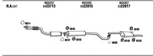 WALKER CVH32691 Система випуску ОГ