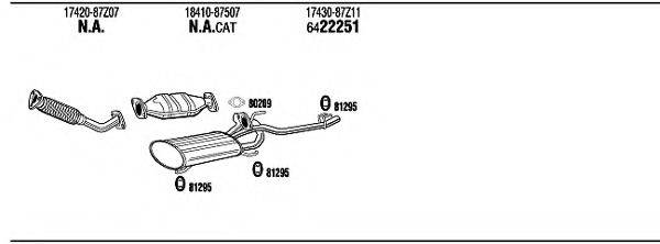 WALKER DH35004 Система випуску ОГ