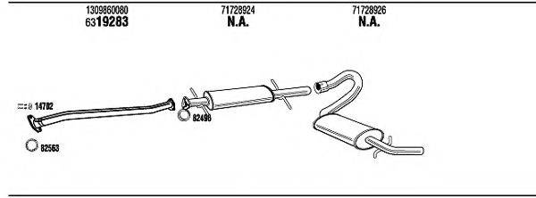 WALKER FIT16161A Система випуску ОГ