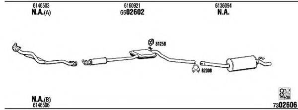 WALKER FO55108A Система випуску ОГ