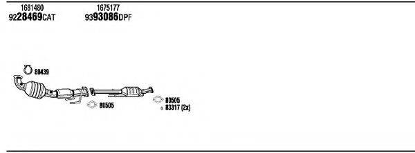 WALKER FOK05575BA Система випуску ОГ