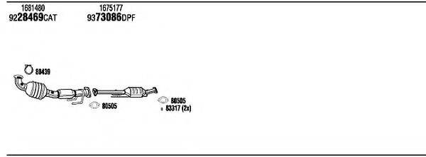 WALKER FOK05575BB Система випуску ОГ