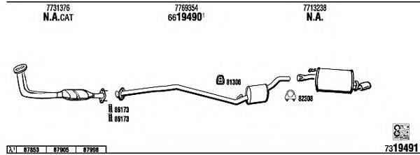 WALKER LN10027 Система випуску ОГ