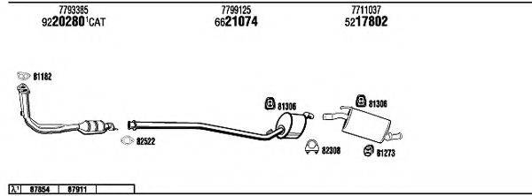 WALKER LN10040B Система випуску ОГ