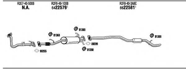 WALKER MA80331 Система випуску ОГ