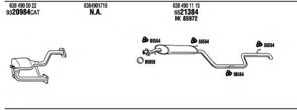 WALKER MBH05979 Система випуску ОГ