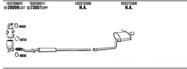 WALKER MNH33056BB Система випуску ОГ