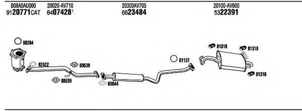 WALKER NIH16922C Система випуску ОГ