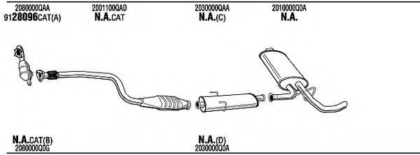 WALKER NIH16947B Система випуску ОГ