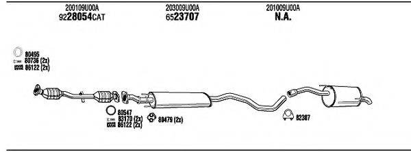 WALKER NIH19175AA Система випуску ОГ