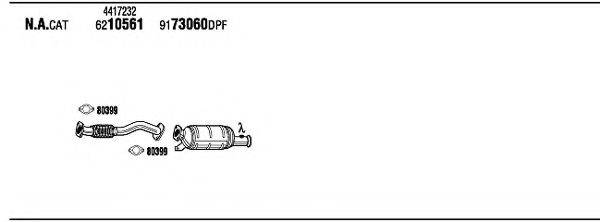 WALKER NIH20096B Система випуску ОГ