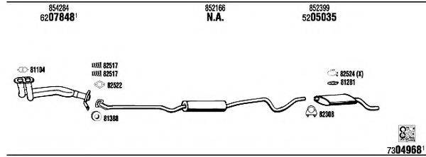 WALKER OP41021A Система випуску ОГ