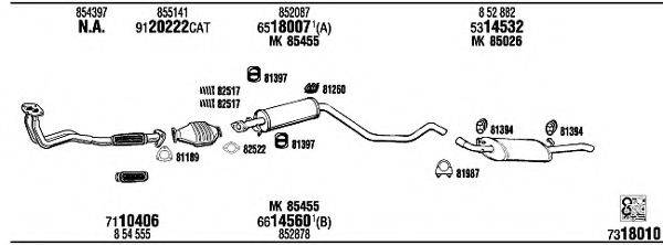 WALKER OP55133B Система випуску ОГ