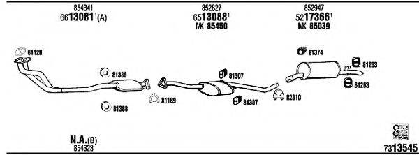 WALKER OP73102D Система випуску ОГ