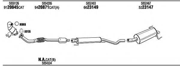 WALKER OPH09247A Система випуску ОГ