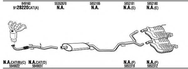 WALKER OPH17936 Система випуску ОГ