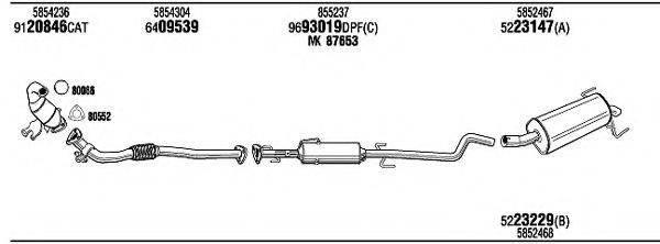 WALKER OPH18244BA Система випуску ОГ