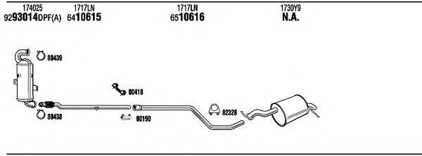 WALKER PEH17986DA Система випуску ОГ