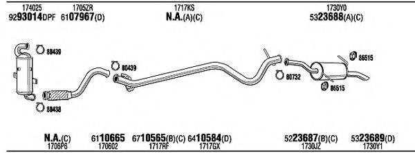 WALKER PEH24532BA Система випуску ОГ