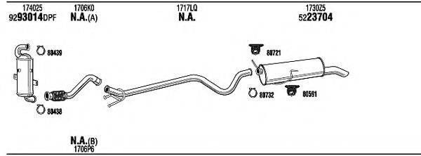 WALKER PEH26615AA Система випуску ОГ