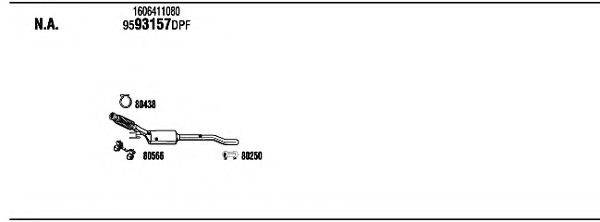 WALKER PEK33426A Система випуску ОГ