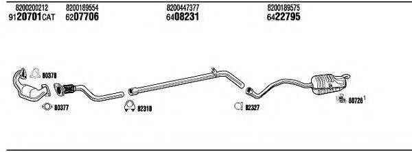 WALKER REH17723A Система випуску ОГ