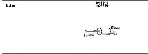 WALKER REH26546 Система випуску ОГ