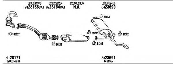 WALKER REH30348B Система випуску ОГ