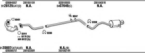 WALKER REH32953BA Система випуску ОГ