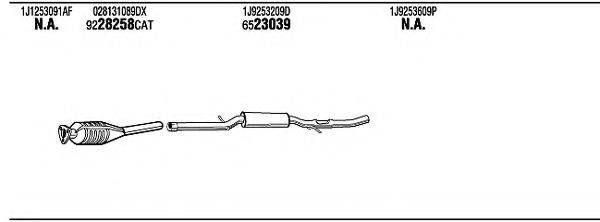 WALKER SKH15294 Система випуску ОГ