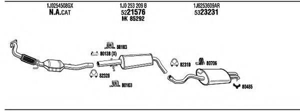 WALKER VWH08979I Система випуску ОГ