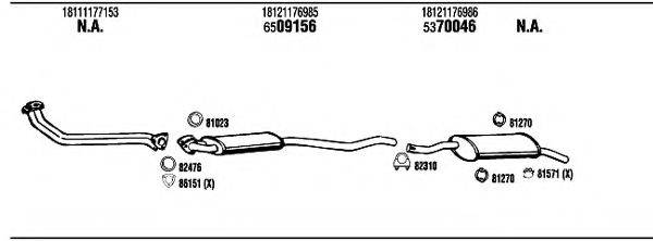 FONOS BW51820 Система випуску ОГ