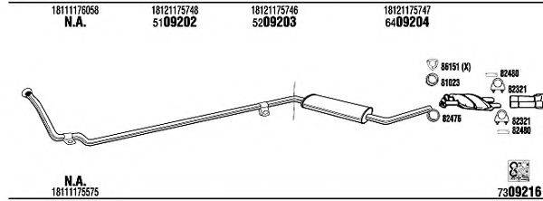 FONOS BW52522A Система випуску ОГ