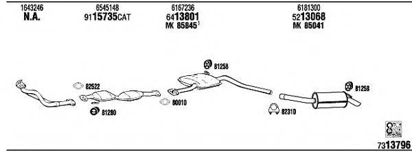 FONOS FO31174A Система випуску ОГ