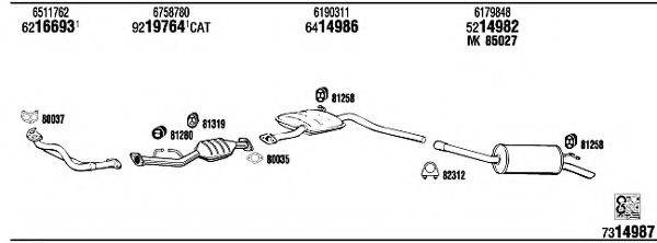 FONOS FO56043 Система випуску ОГ