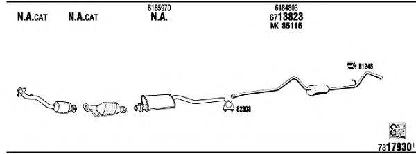 FONOS FO80527 Система випуску ОГ