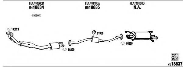 FONOS MA70003 Система випуску ОГ