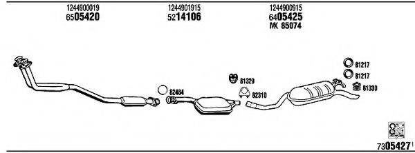 FONOS MB33713 Система випуску ОГ