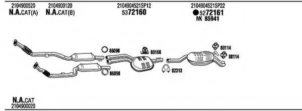 FONOS MBH08689A Система випуску ОГ