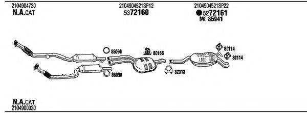 FONOS MBH08689B Система випуску ОГ