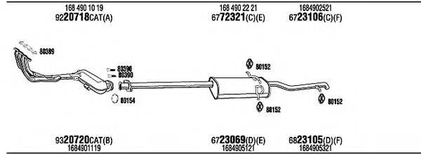 FONOS MBT08387 Система випуску ОГ